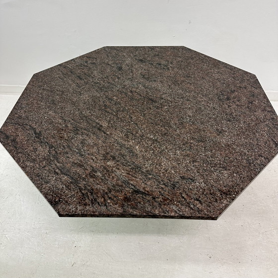 Image 1 of Mid Century Hexagonal Granite Coffee Table, 1980’S