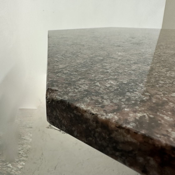 Image 1 of Mid Century Hexagonal Granite Coffee Table, 1980’S