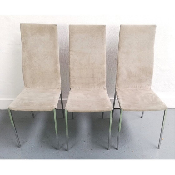 Image 1 of Sedia vintage in velluto di Lia Zanotta