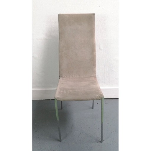 Vintage velvet chair by Lia Zanotta