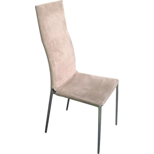 Vintage velvet chair by Lia Zanotta