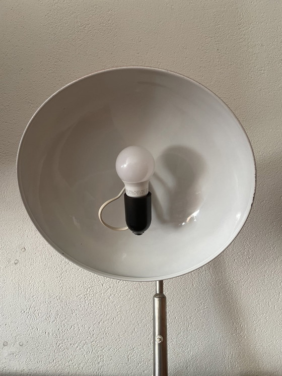 Image 1 of Red Adjustable Table Lamp, Model 144 By Herman Busquet For Hala Zeist