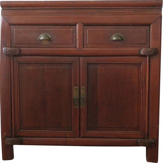 Image 1 of Vintage cabinet with 2 doors and 2 drawers, China 1910