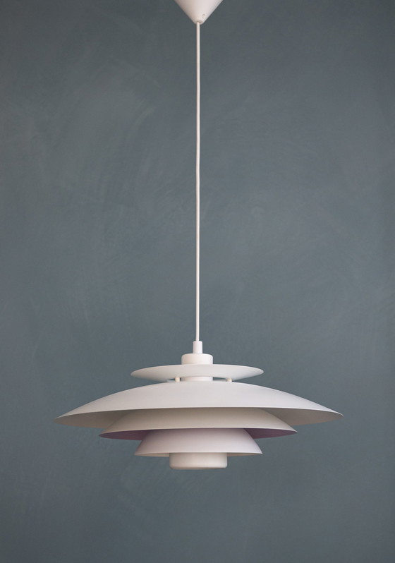 Image 1 of Form Light 52503 Danish White Pendant Lamp In Top Condition