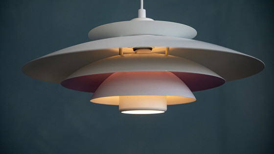 Image 1 of Form Light 52503 Danish White Pendant Lamp In Top Condition