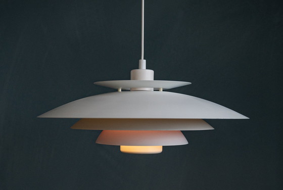 Image 1 of Form Light 52503 Danish White Pendant Lamp In Top Condition