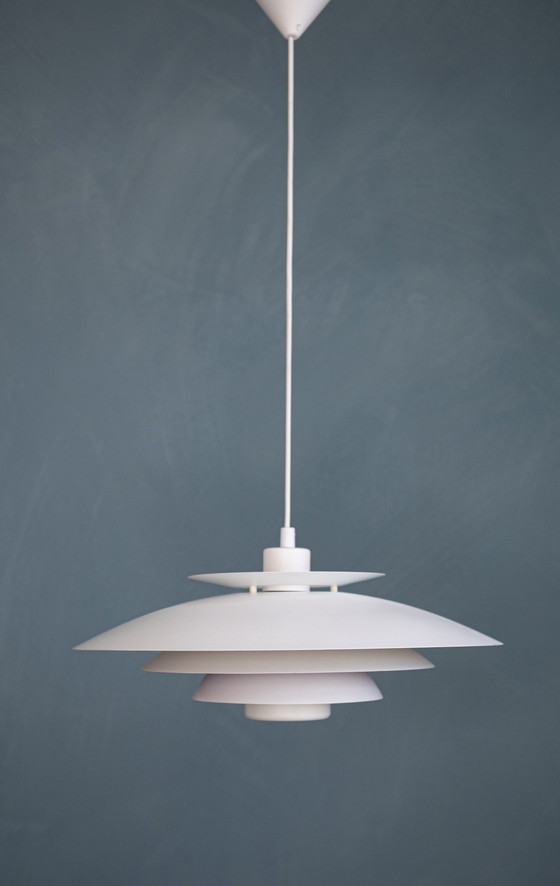 Image 1 of Form Light 52503 Danish White Pendant Lamp In Top Condition