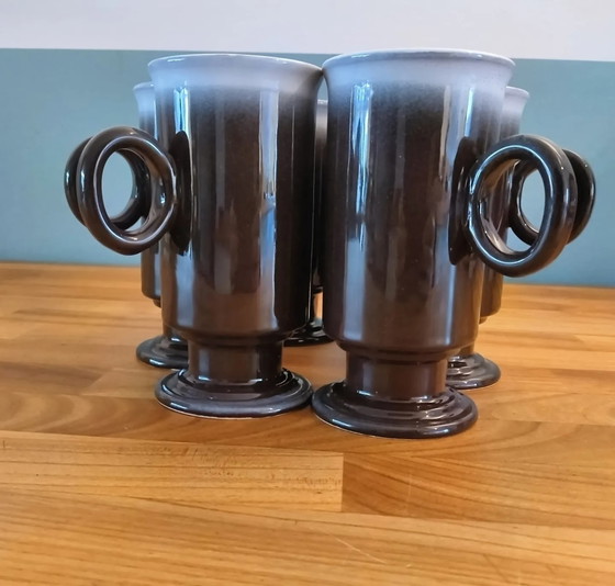Image 1 of 6x Tasses à café vintage