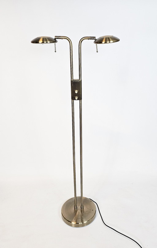 Boxford Holland - design Jan des Bouvrie - 2-armed floor lamp - brass - 90's