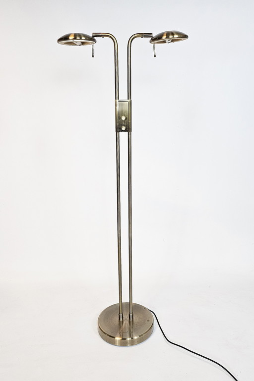 Boxford Holland - design Jan des Bouvrie - 2-armed floor lamp - brass - 90's