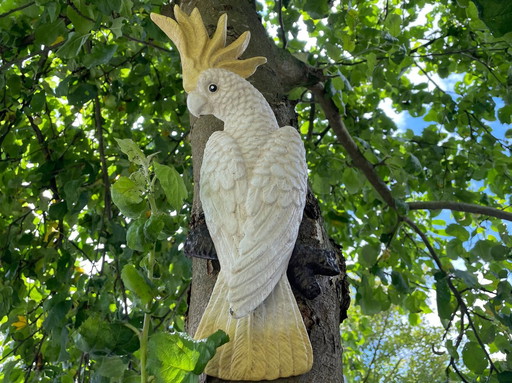 Cast Iron Cockatoo Decorative Ornament