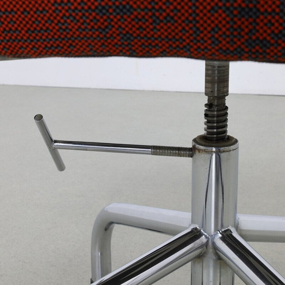 Image 1 of Vintage office chair with metal ottoman by Paul Schuitema for Fana, 1960