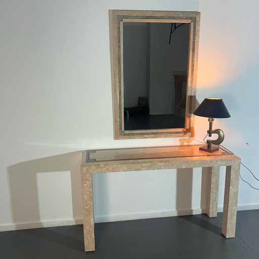 Marble Console Table + Mirror '1980'