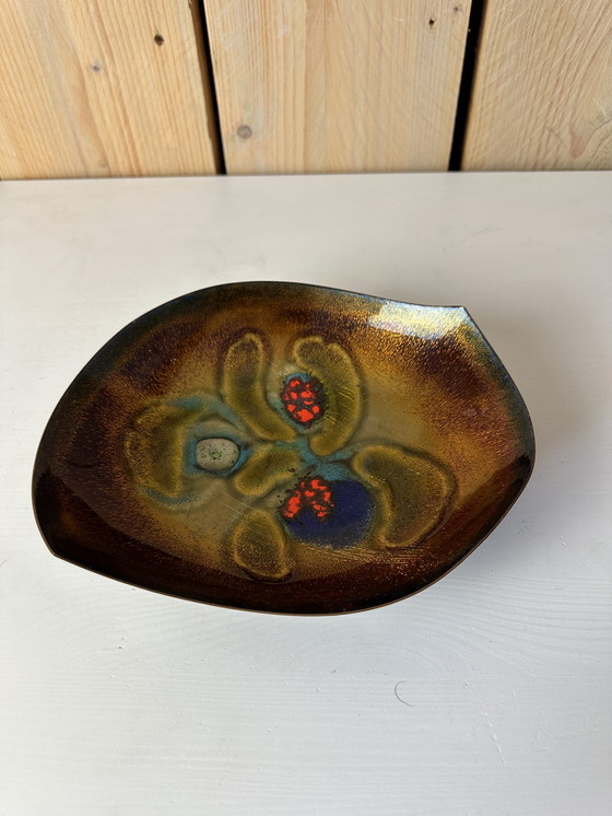 Image 1 of Laurana Italia enamel on copper bowl