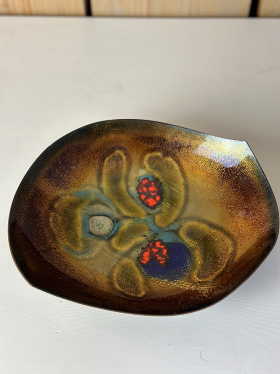 Image 1 of Laurana Italia enamel on copper bowl