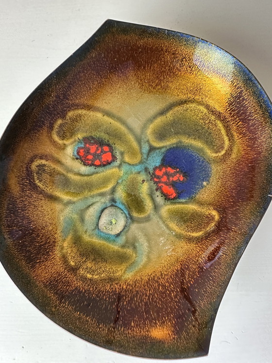 Image 1 of Laurana Italia enamel on copper bowl