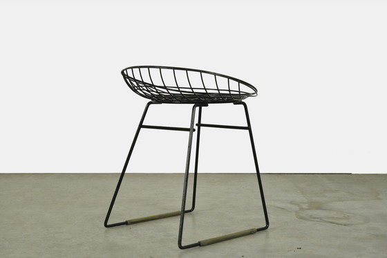 Image 1 of Cees Braakman and Adriaan Dekker, Pastoe stool wire steel