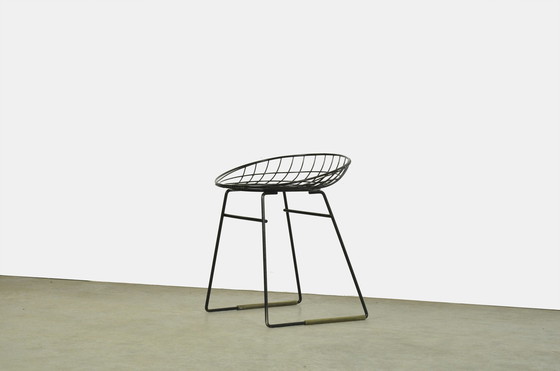 Image 1 of Cees Braakman and Adriaan Dekker, Pastoe stool wire steel