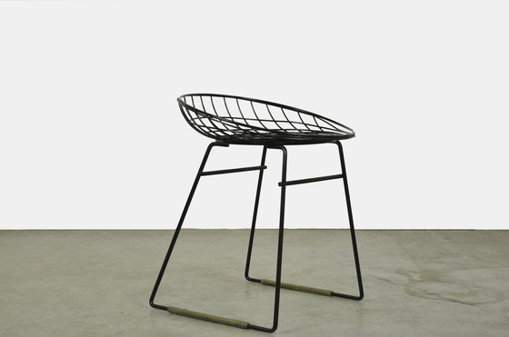 Image 1 of Cees Braakman and Adriaan Dekker, Pastoe stool wire steel