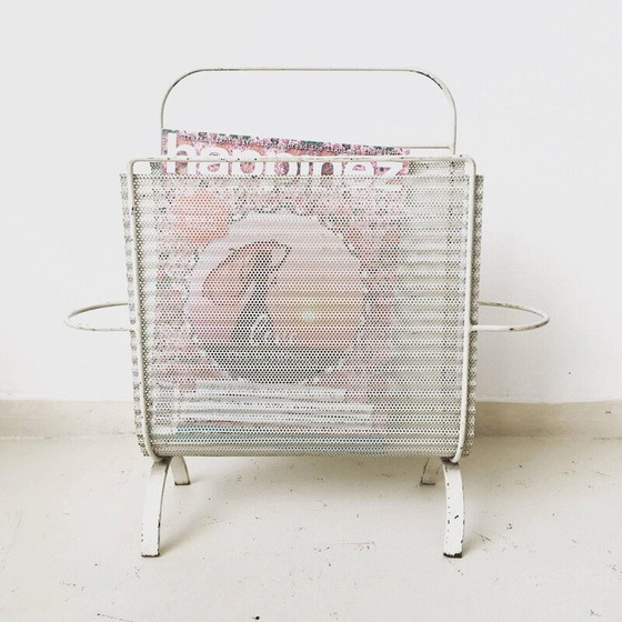 Image 1 of Vintage metal magazine rack by Mathieu Mategot for Artimeta, 1950