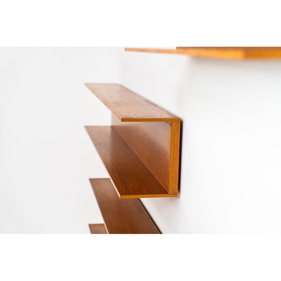 Image 1 of Set of 3 vintage wall shelves by Walter Wirz for Wilhelm Renz, Germany 1965