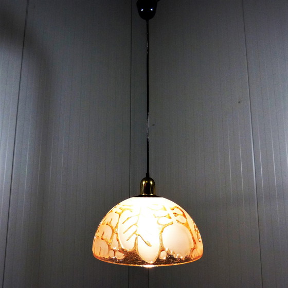 Image 1 of Peill & Putzler glass hanging lamp 1960-70's