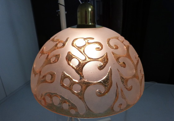 Image 1 of Peill & Putzler glass hanging lamp 1960-70's