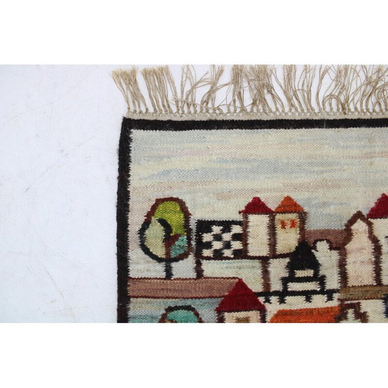 Image 1 of Vintage wool tapestry, Poland 1970s
