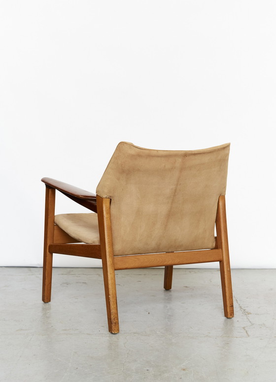 Image 1 of Pair Hans Olsen Easy Chairs for Verner Birkholm