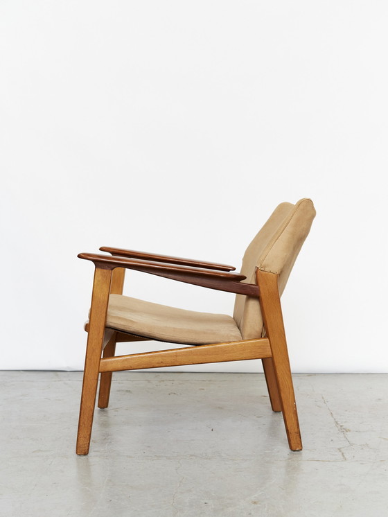 Image 1 of Pair Hans Olsen Easy Chairs for Verner Birkholm