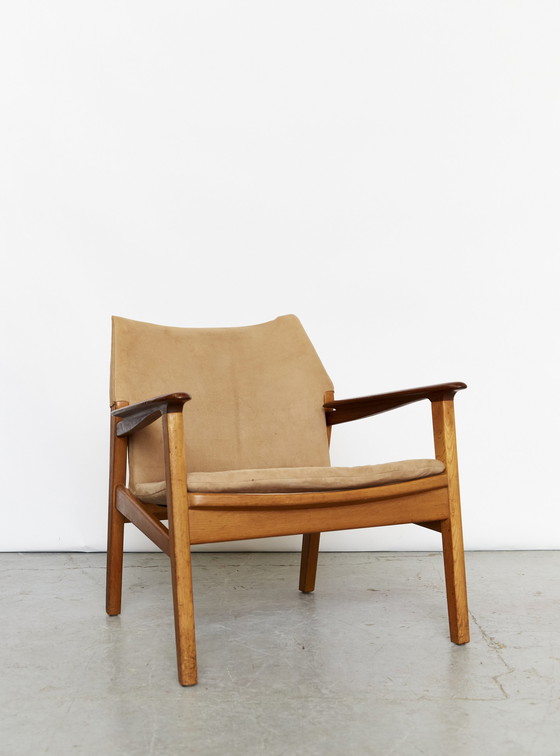 Image 1 of Pair Hans Olsen Easy Chairs for Verner Birkholm