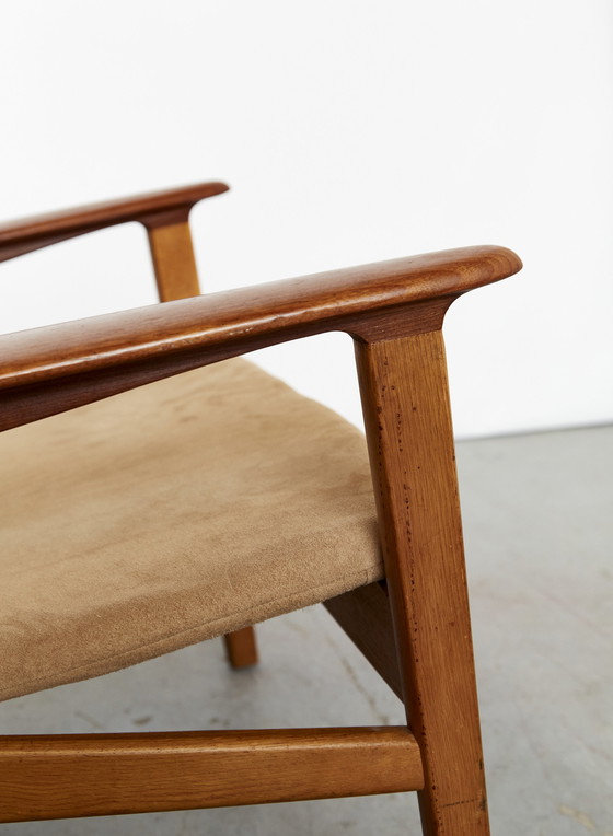 Image 1 of Pair Hans Olsen Easy Chairs for Verner Birkholm