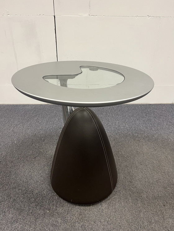 Image 1 of Leolux Cherubino Side table Brown leather