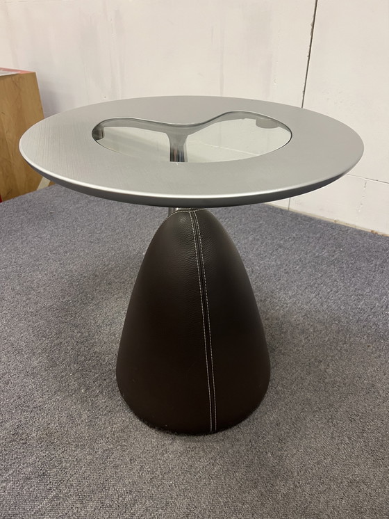 Image 1 of Leolux Cherubino Side table Brown leather