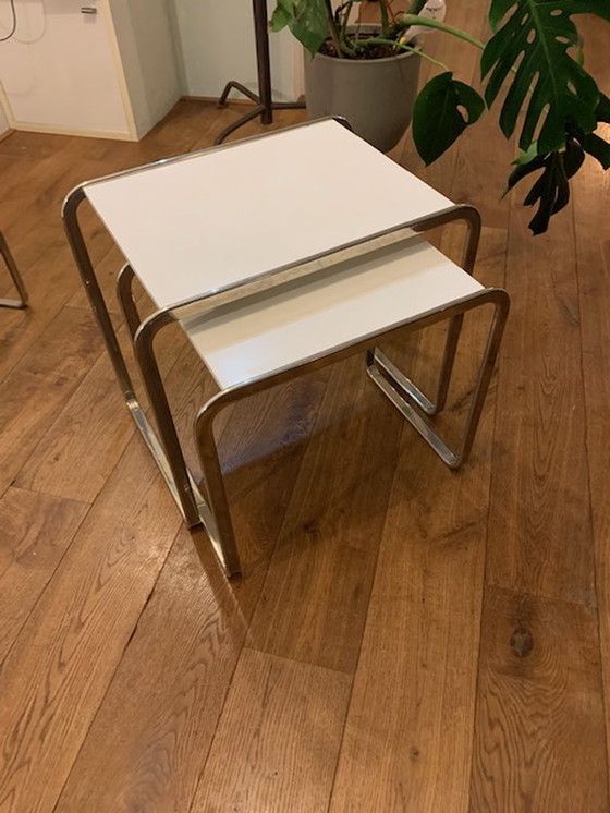 Image 1 of 4x Tecta Aplati side tables set