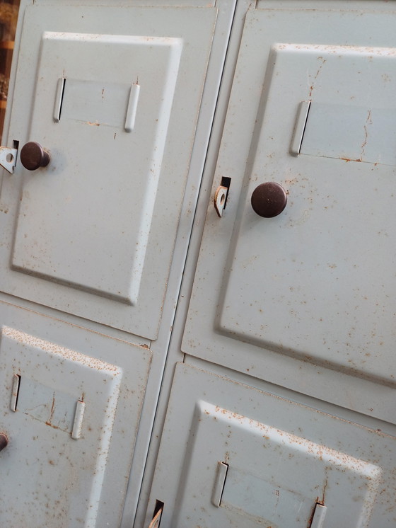 Image 1 of 2x Industrial locker cabinet Oostwoud