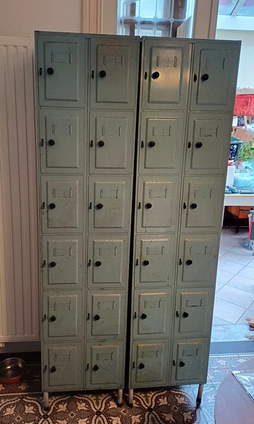 2x Industrial locker cabinet Oostwoud