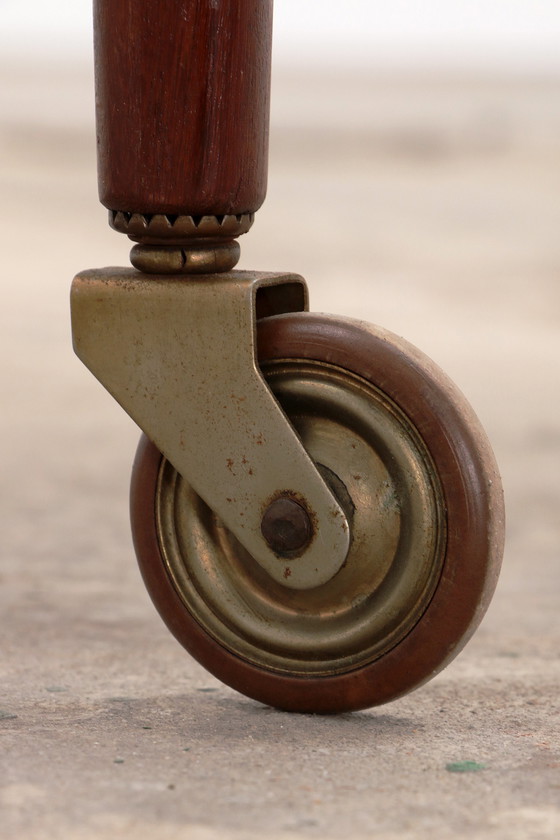 Image 1 of Poul Jensen Trolley teak made by Selig,1960 denmark.