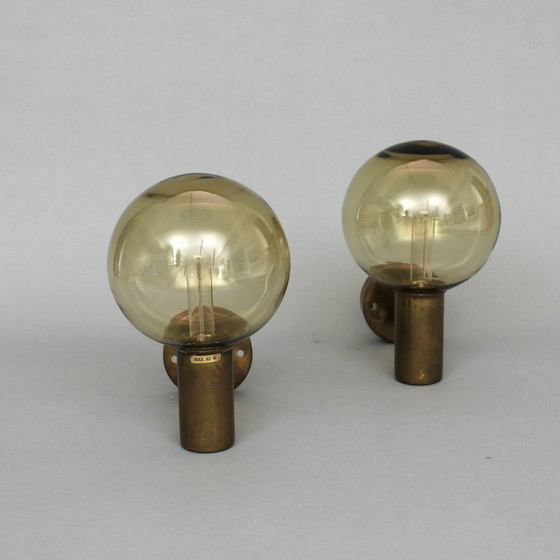 Image 1 of Hans-Agne Jacobsson (1909-2019) - set of 2, V 149 wall lamps - Made is Sweden