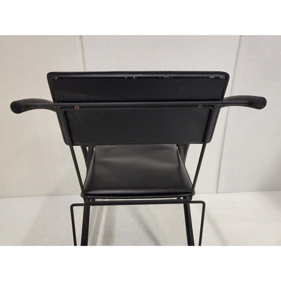 Image 1 of Sedia vintage in pelle, anni '80