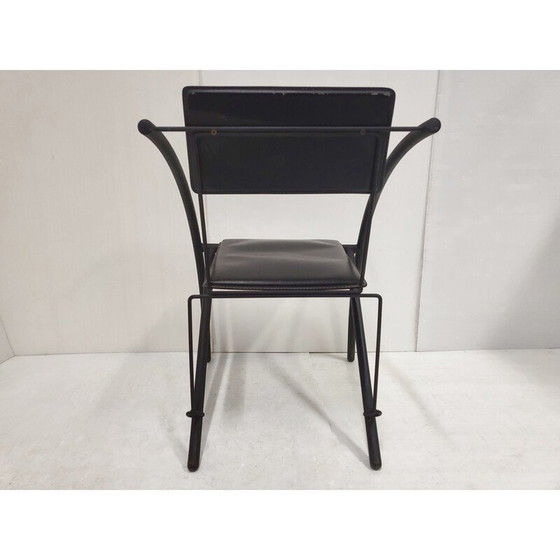 Image 1 of Sedia vintage in pelle, anni '80