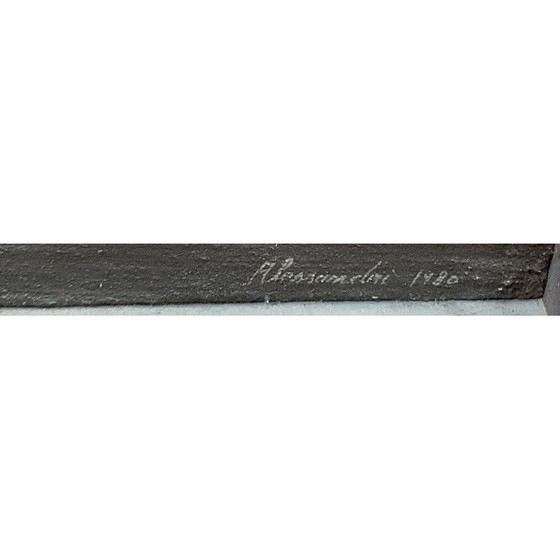 Image 1 of Vintage sculpture in low relief by Joseph Alessandri, 1980