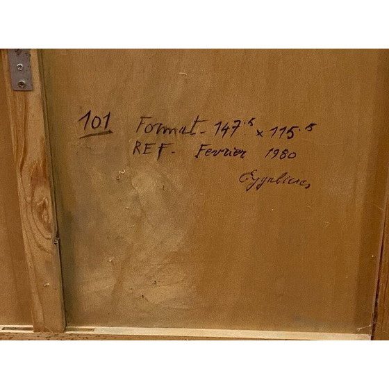 Image 1 of Vintage sculpture in low relief by Joseph Alessandri, 1980