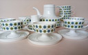 Rosette Taïga" 8-cup set Tapio Wirkkala & Ute Schröder For Rosenthal