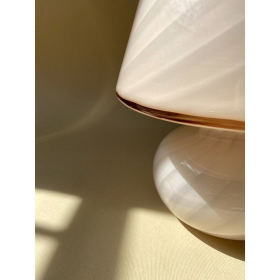 Image 1 of Vintage murano glass swirl lamp by Venice Glass, Italy 1970