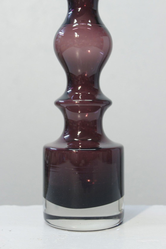 Image 1 of Nanny Still Vase Pompadour Violet Riihimäen Lasi Finland