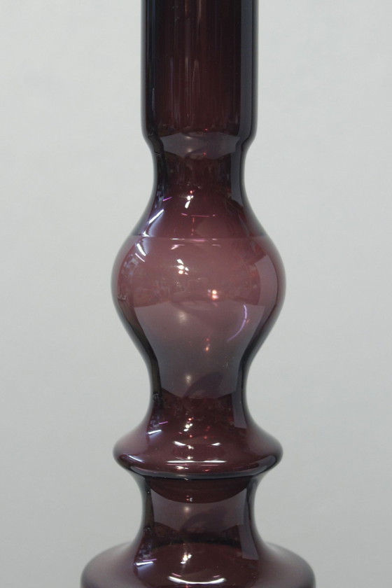 Image 1 of Nanny Still Vase Pompadour Violet Riihimäen Lasi Finland