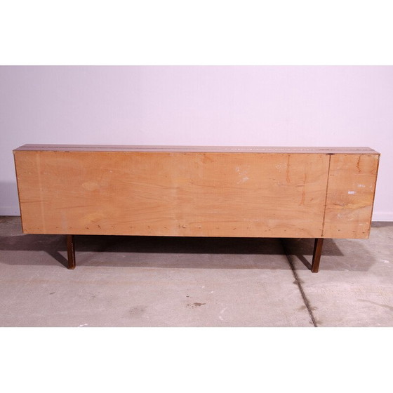Image 1 of Vintage sofa bed in wood and ash veneer, Czechoslovakia 1970