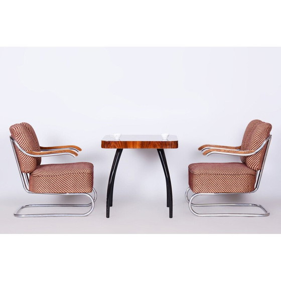 Image 1 of Pair of vintage Bauhaus armchairs by O. Zoufalý, Czechoslovakia 1930