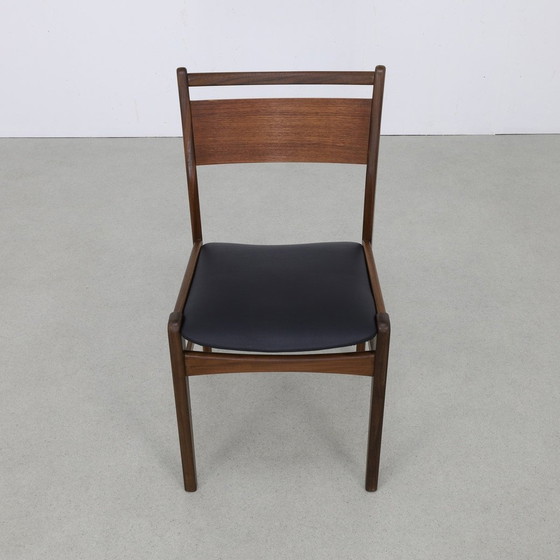 Image 1 of 4X Vintage Dining Chair Teak 1960